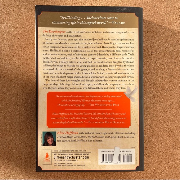 The Dovekeepers by Alice Hoffman - Picture 2 of 3